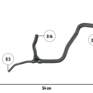 Caño Corsa Classic calefactor entrada